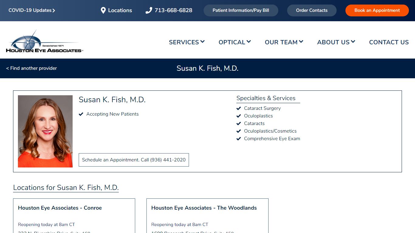 Houston Eye Doctors | Location 1376045559 - Eye Doctors | Houston Eye